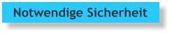 Notwendige Sicherheit